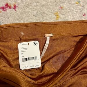 Free People NWT Who’s That Mini Skirt in Cathaway Spice size L